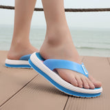 Summer Slippers Women Casual Massage Durable Flip Flops Beach Sandals Female Wedge Shoes Striped Lady Room Slippers - V.I.P Digital Presence