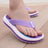 Summer Slippers Women Casual Massage Durable Flip Flops Beach Sandals Female Wedge Shoes Striped Lady Room Slippers - V.I.P Digital Presence