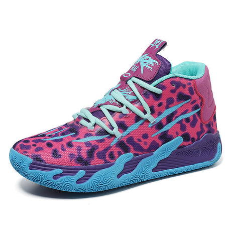 Three ball, third-generation purple MB.03 men's and women's indoor and outdoor shock-absorbing and anti slip basketball shoes - V.I.P Digital Presence