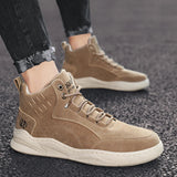 Tooling Boots Fashion Casual Sport Mans Shoe Students Four Seasons High Top Round Toe Wear-resistant Outdoor Desert Driving Boot - V.I.P Digital Presence