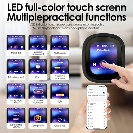 Touch Screen Noise Cancellation Eye Headphones - V.I.P Digital Presence