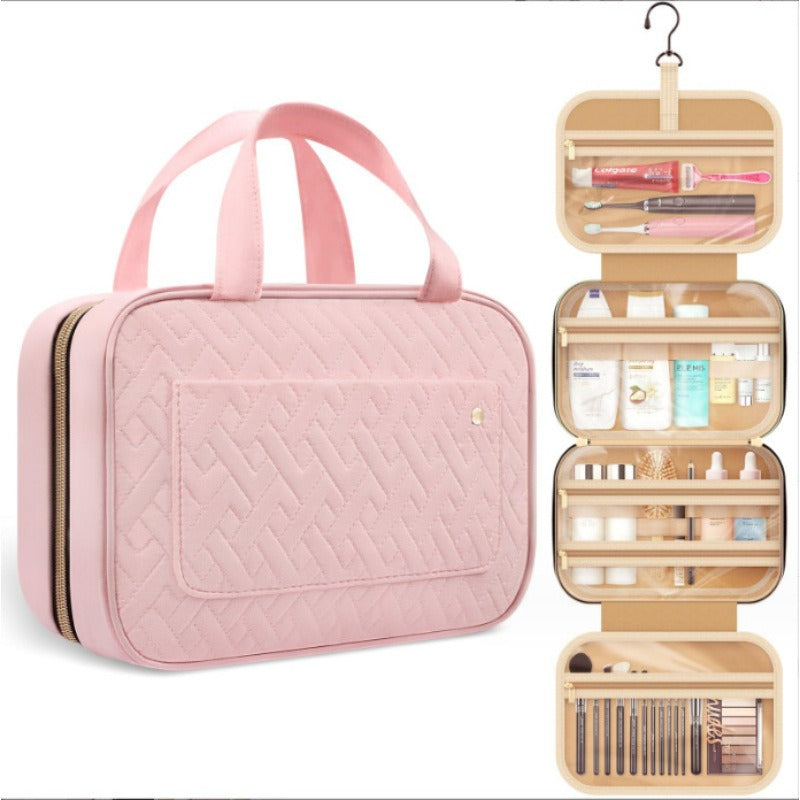 Travel toiletry bag with hook portable makeup bag travel ladies' toiletry bag hand-held toiletry bag - V.I.P Digital Presence