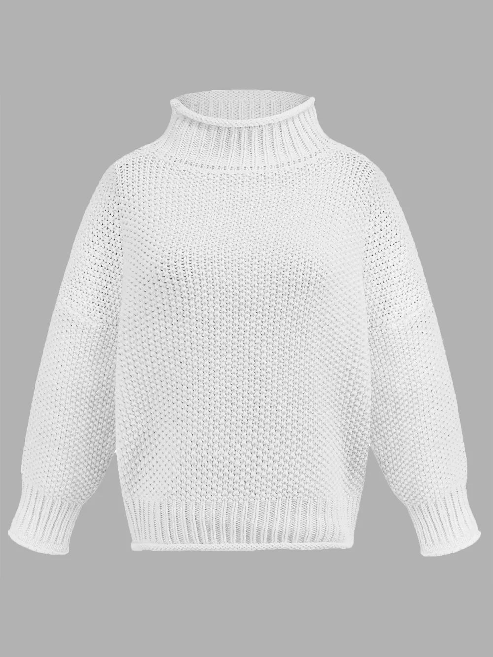 Turtleneck Long Sleeve Sweater - V.I.P Digital Presence