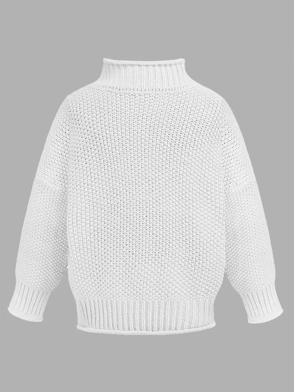 Turtleneck Long Sleeve Sweater - V.I.P Digital Presence