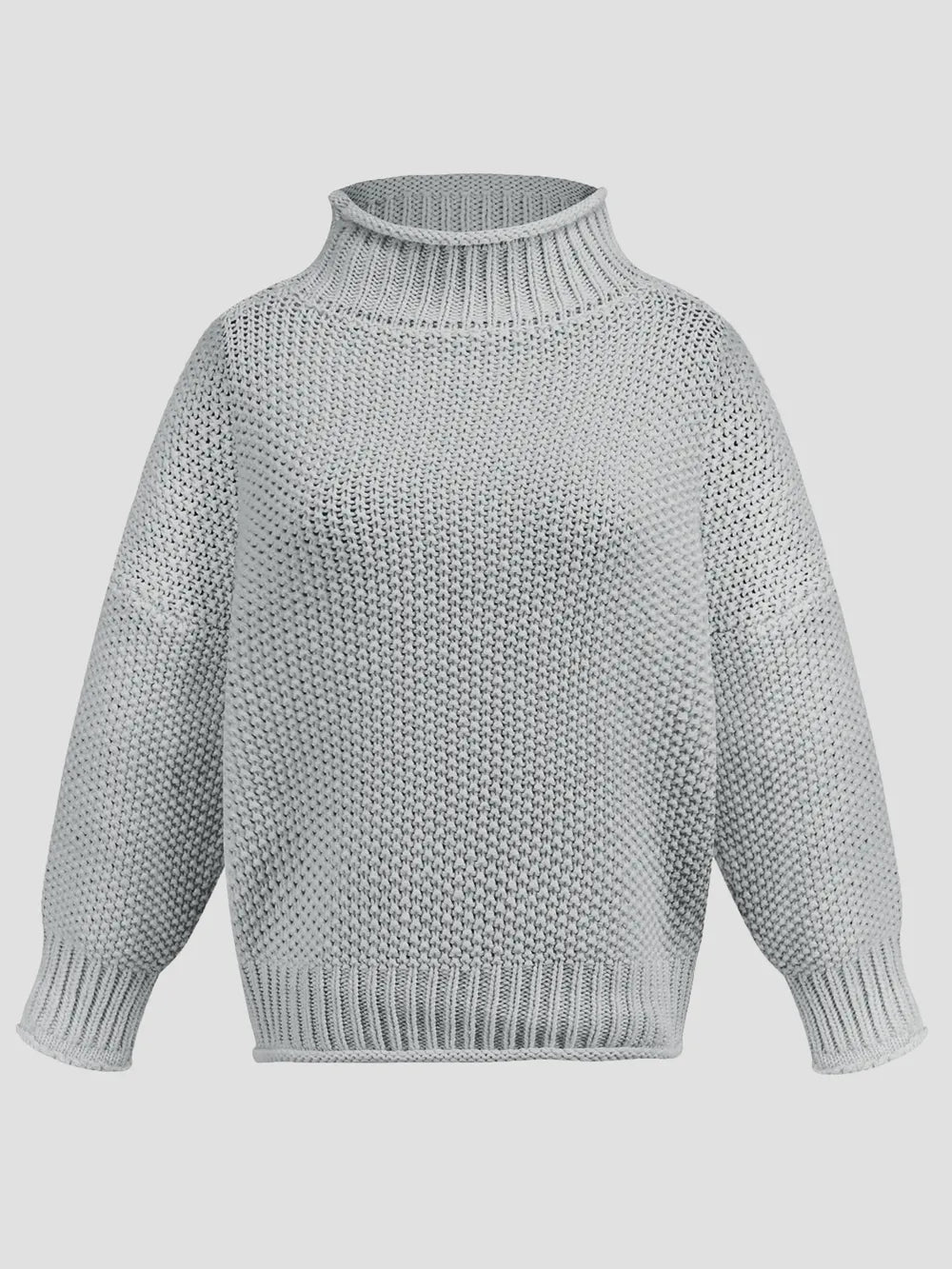 Turtleneck Long Sleeve Sweater - V.I.P Digital Presence