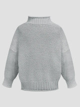 Turtleneck Long Sleeve Sweater - V.I.P Digital Presence