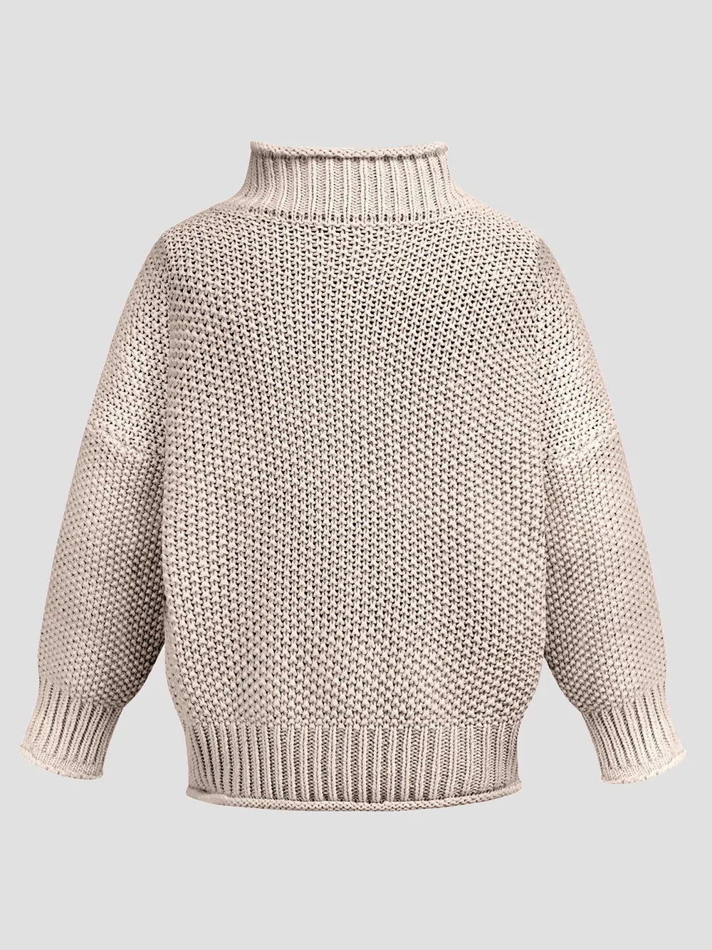 Turtleneck Long Sleeve Sweater - V.I.P Digital Presence