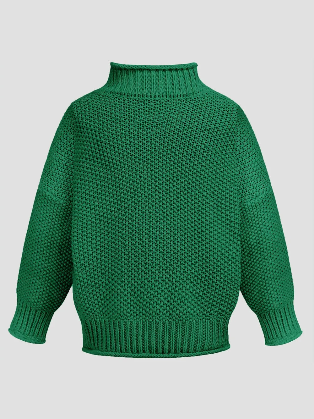 Turtleneck Long Sleeve Sweater - V.I.P Digital Presence