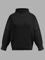 Turtleneck Long Sleeve Sweater - V.I.P Digital Presence
