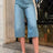 Urban casual regular washed loose women's denim pants - V.I.P Digital Presence