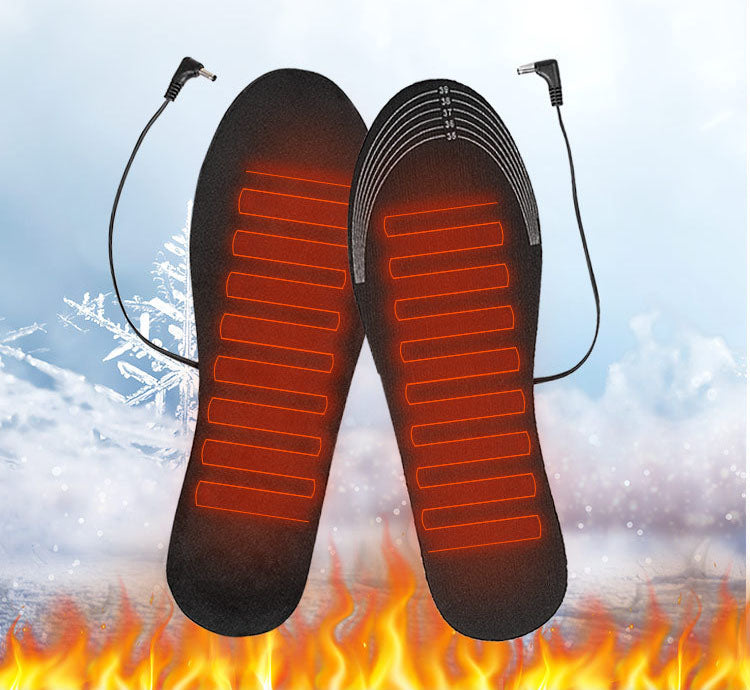USB heating insole warm feet treasure charging heating washable size tailoring full soled warm feet electric heating insole - V.I.P Digital Presence