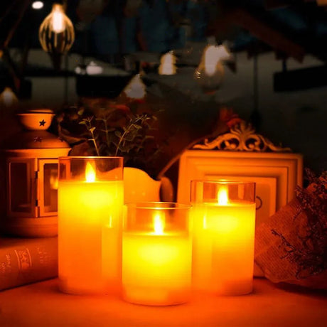 USB Rechargeable LED Pillar Candles - V.I.P Digital Presence