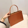 Vintage Big Clip Women Handbags Designer Casual Female Large Capacity Tote Luxury Pu Leather Handbag Ladies Fashion Purses - V.I.P Digital Presence