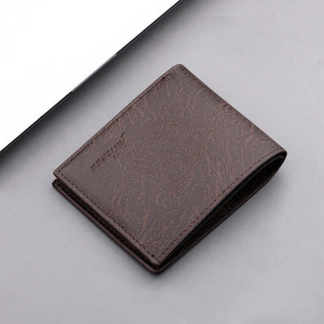 Wallet Men's Short Youth College Student Wallet With Zipper Can Put Driver's License Ultra Thin Wallet Men's Simple - V.I.P Digital Presence