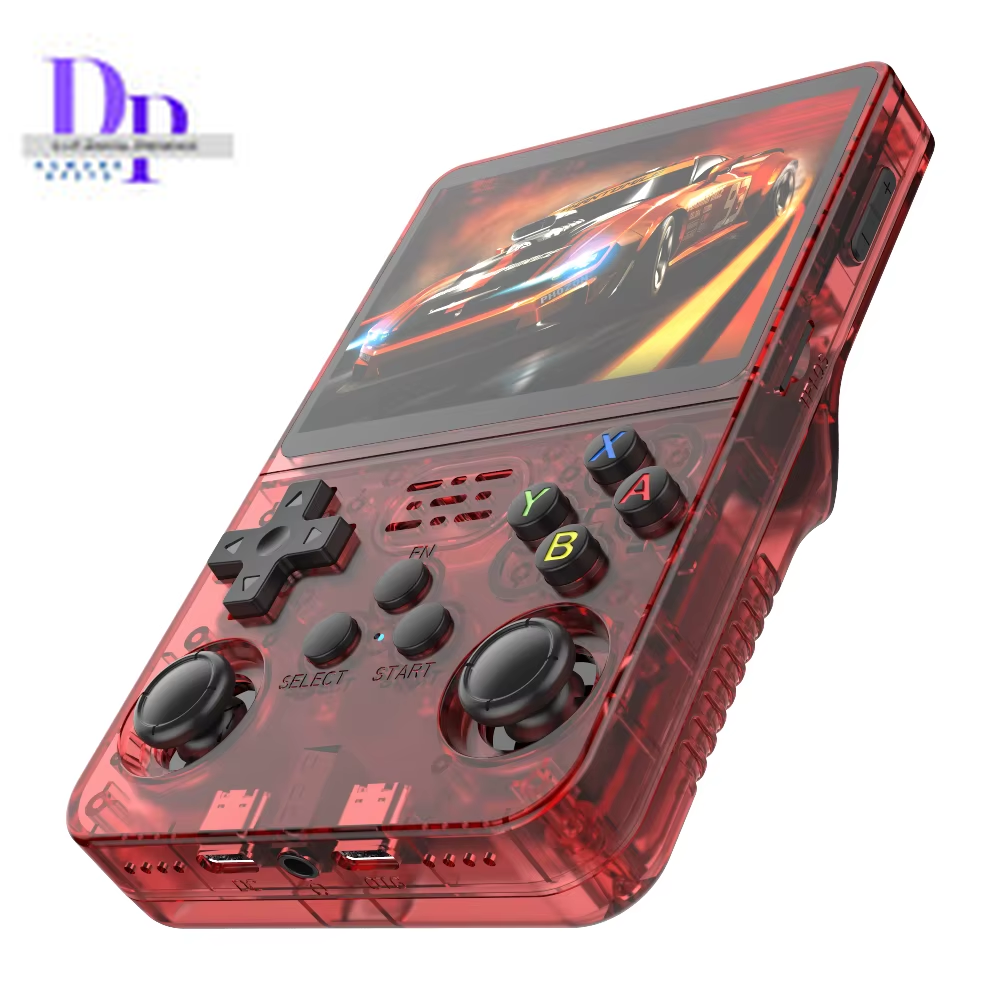 Open Source R36S Retro Handheld Game Console Linux System 3.5 Inch IPS Screen Portable Pocket Video Player 64GB Game Gift