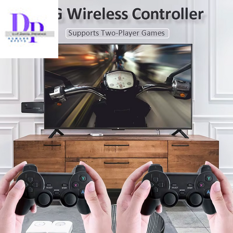 Wireless Retro Game Console Stick Built-In 20000+ Classic Games 4K HDMI 9 Emulators with 2.4G Controller Video Gaming Sticks