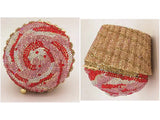 Women Blue Cupcake Evening Bag Crystal Clutch Purses Wedding Bridal Rhinestone Handbag Party Minaudiere Bag - V.I.P Digital Presence