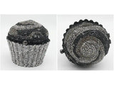 Women Blue Cupcake Evening Bag Crystal Clutch Purses Wedding Bridal Rhinestone Handbag Party Minaudiere Bag - V.I.P Digital Presence