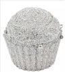 Women Blue Cupcake Evening Bag Crystal Clutch Purses Wedding Bridal Rhinestone Handbag Party Minaudiere Bag - V.I.P Digital Presence