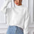 Women's autumn and winter high neck pullover sweater solid color loose casual base sweater - V.I.P Digital Presence