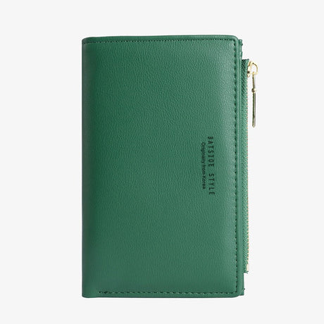Women's wallet simple ultra-thin side zipper medium coin purse student bag - V.I.P Digital Presence