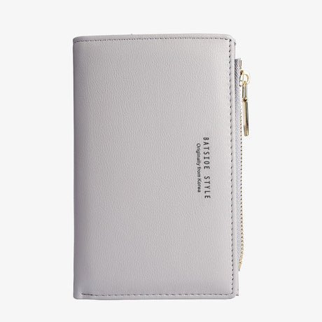 Women's wallet simple ultra-thin side zipper medium coin purse student bag - V.I.P Digital Presence